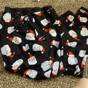 cute, comfy santa pants, these can work as lounge pants and pj’s